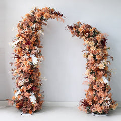 New Wedding Party Background Floral Arch Decoration Including FramePF-007