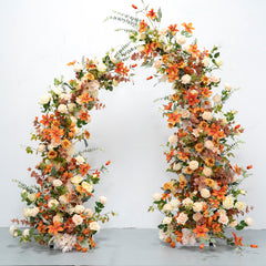 New Wedding Party Background Floral Arch Decoration Including FramePF-005