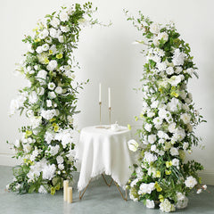 New Wedding Party Background Floral Arch Decoration Including FramePF-012