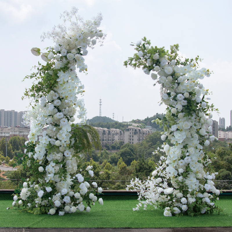 New Wedding Party Background Floral Arch Decoration Including FramePF-009
