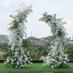 New Wedding Party Background Floral Arch Decoration Including FramePF-009
