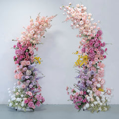 New Wedding Party Background Floral Arch Decoration Including FramePF-010