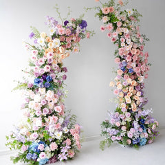 New Wedding Party Background Floral Arch Decoration Including FramePF-011