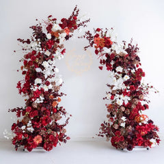 New Wedding Party Background Floral Arch Decoration Including FramePF-008