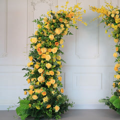 New Wedding Party Background Floral Arch Decoration Including FramePF-004