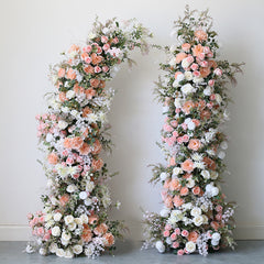 New Wedding Party Background Floral Arch Decoration Including FramePF-006