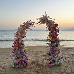 New Wedding Party Background Floral Arch Decoration Including FramePF-010