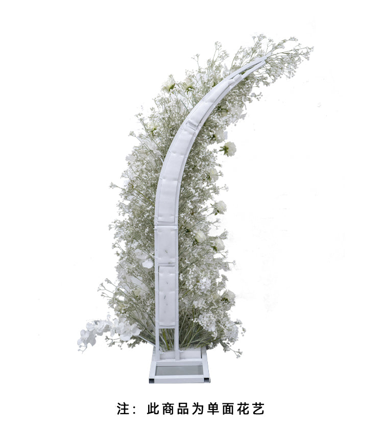 New Wedding Party Background Floral Arch Decoration Including FramePF-003