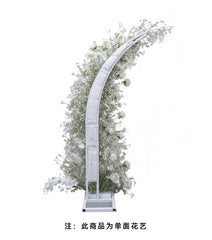 New Wedding Party Background Floral Arch Decoration Including FramePF-003
