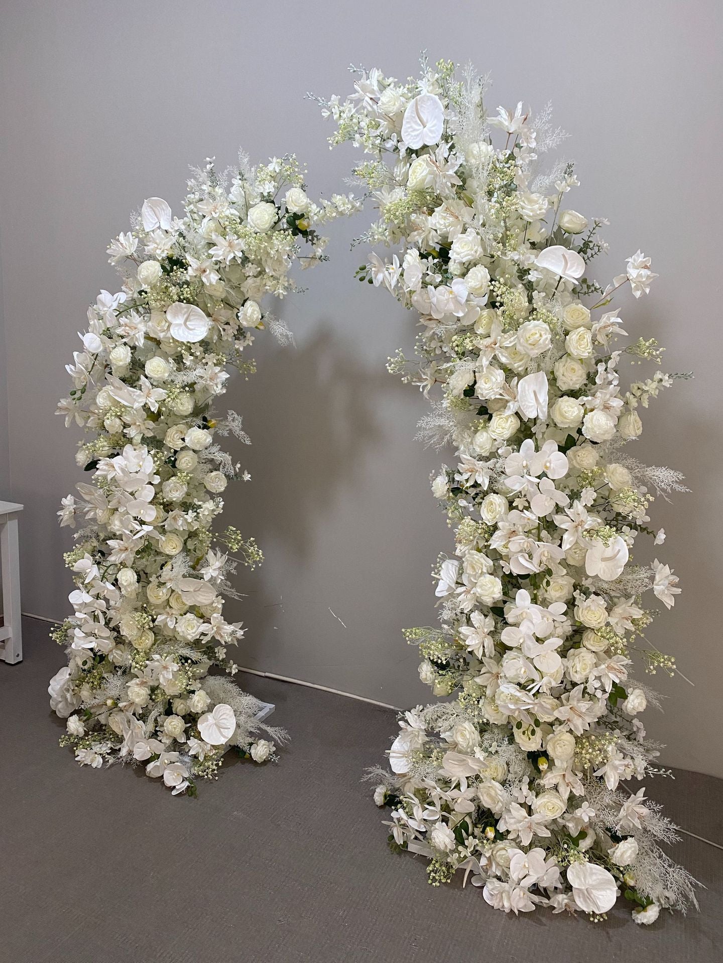 New Wedding Party Background Floral Arch Decoration Including FramePF-001