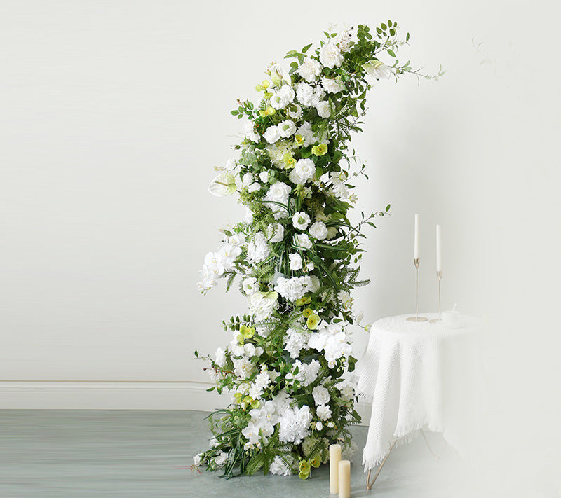 New Wedding Party Background Floral Arch Decoration Including FramePF-012