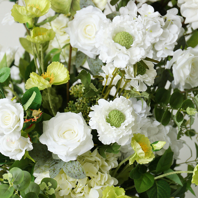 New Wedding Party Background Floral Arch Decoration Including FramePF-012