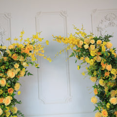 New Wedding Party Background Floral Arch Decoration Including FramePF-004