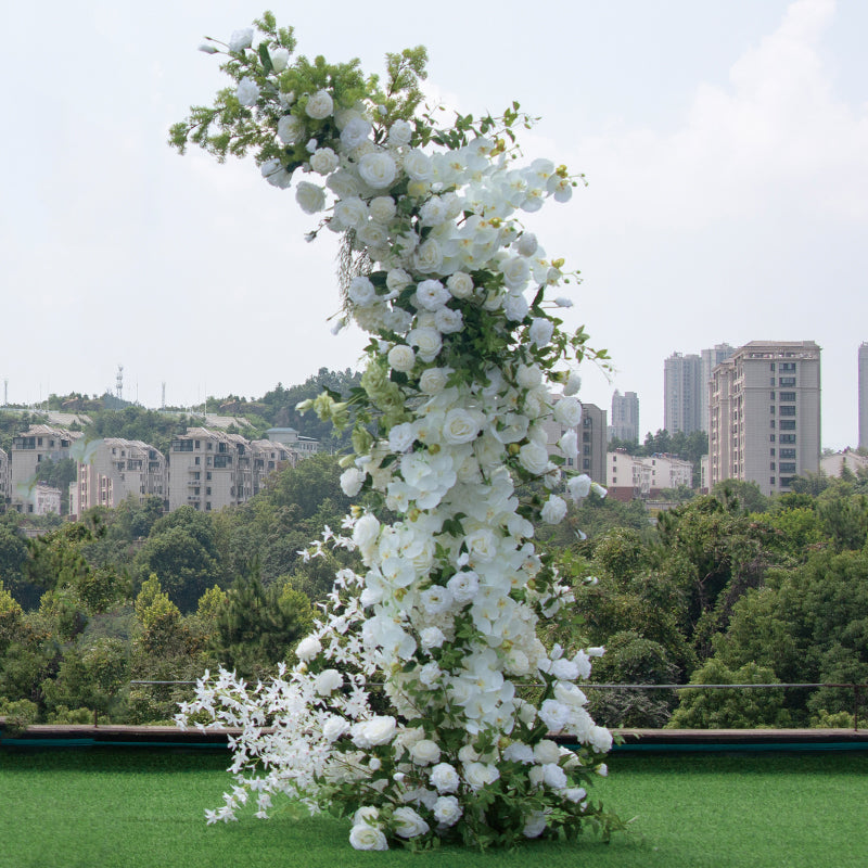 New Wedding Party Background Floral Arch Decoration Including FramePF-009