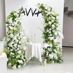 New Wedding Party Background Floral Arch Decoration Including FramePF-012