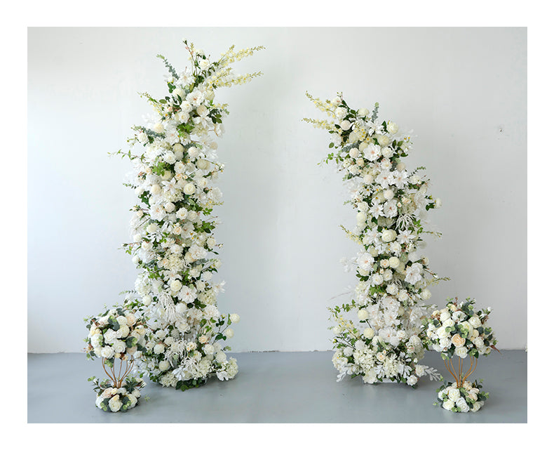 New Wedding Party Background Floral Arch Decoration Including FramePF-003