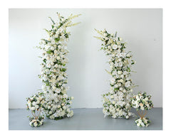 New Wedding Party Background Floral Arch Decoration Including FramePF-003