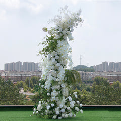 New Wedding Party Background Floral Arch Decoration Including FramePF-009