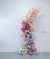 New Wedding Party Background Floral Arch Decoration Including FramePF-010
