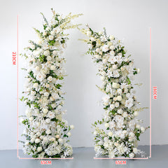 New Wedding Party Background Floral Arch Decoration Including FramePF-003