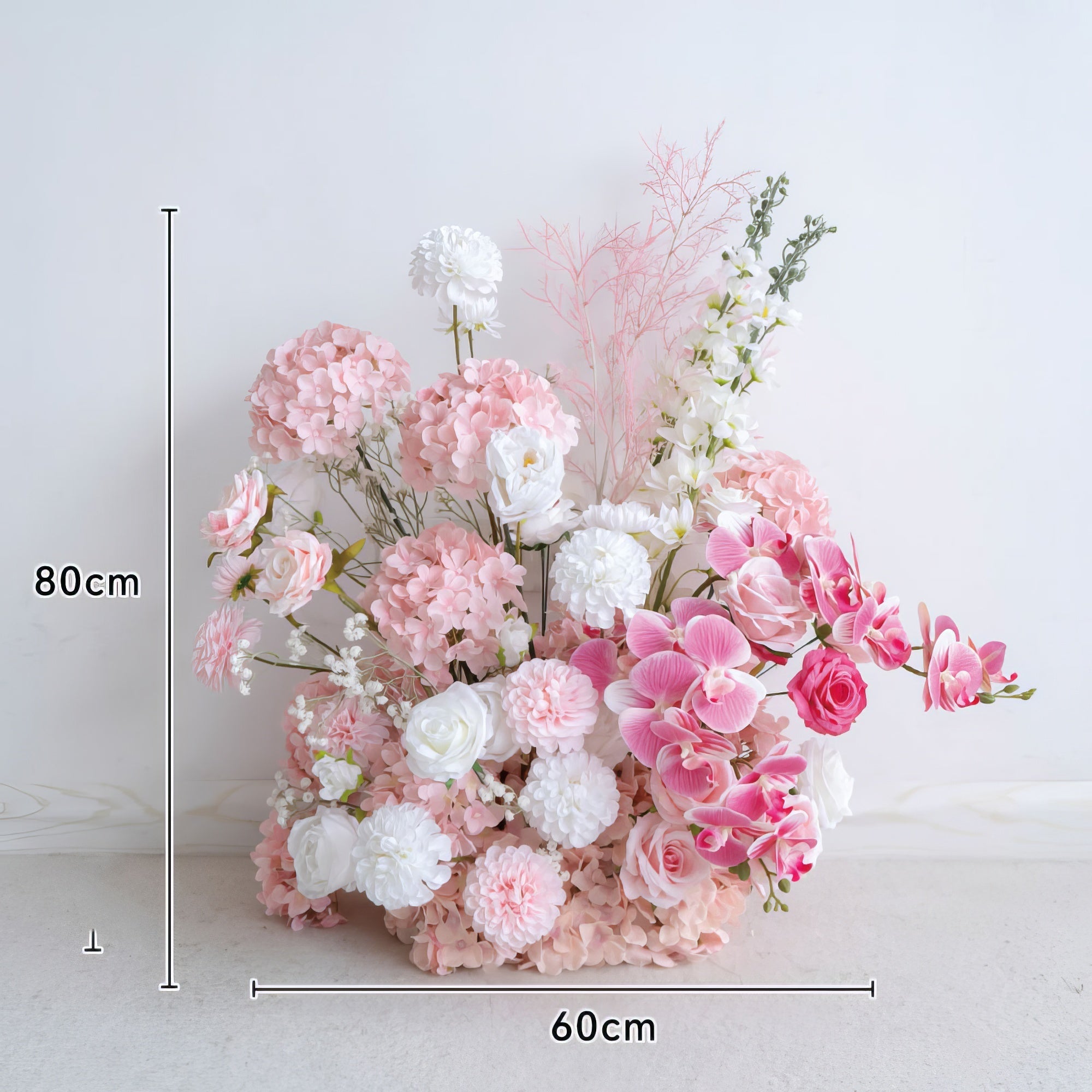 New Wedding Party Background Floral Arch Decoration Including FramePF-002