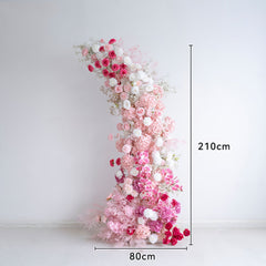 New Wedding Party Background Floral Arch Decoration Including FramePF-002