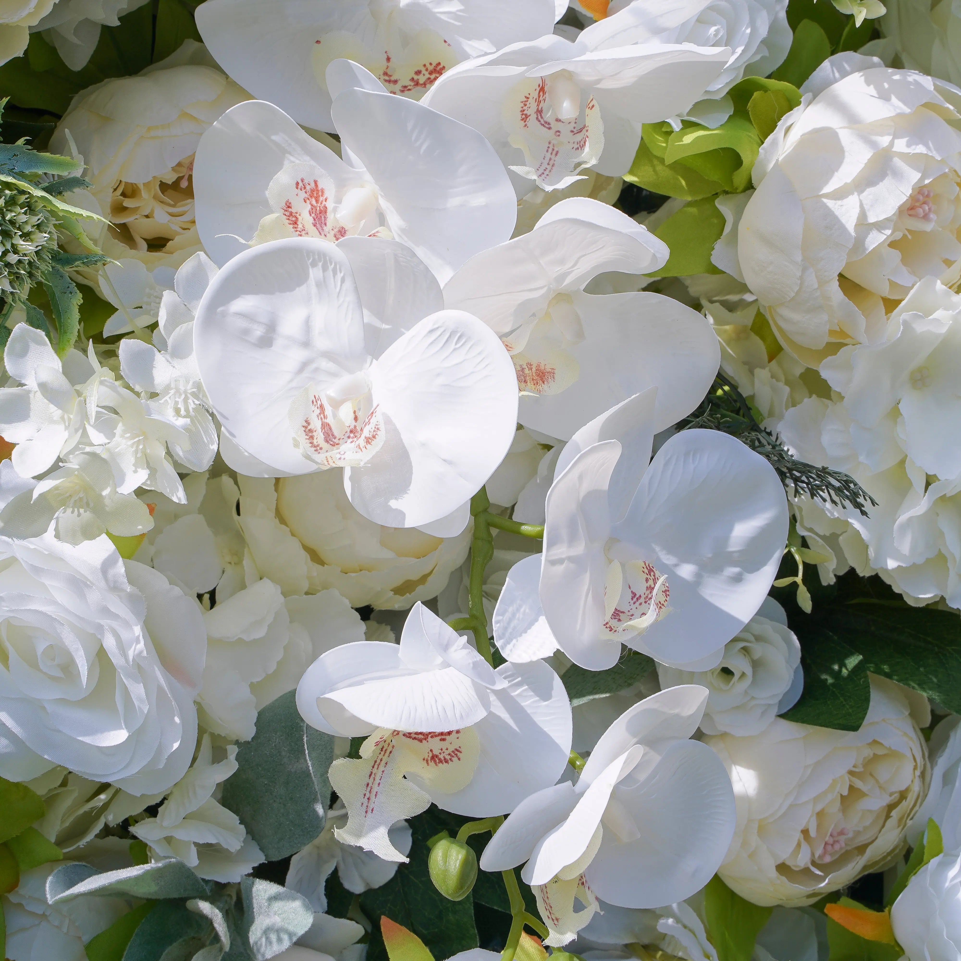 5D Roll-Up Artificial Silk Flower Wall丨A017