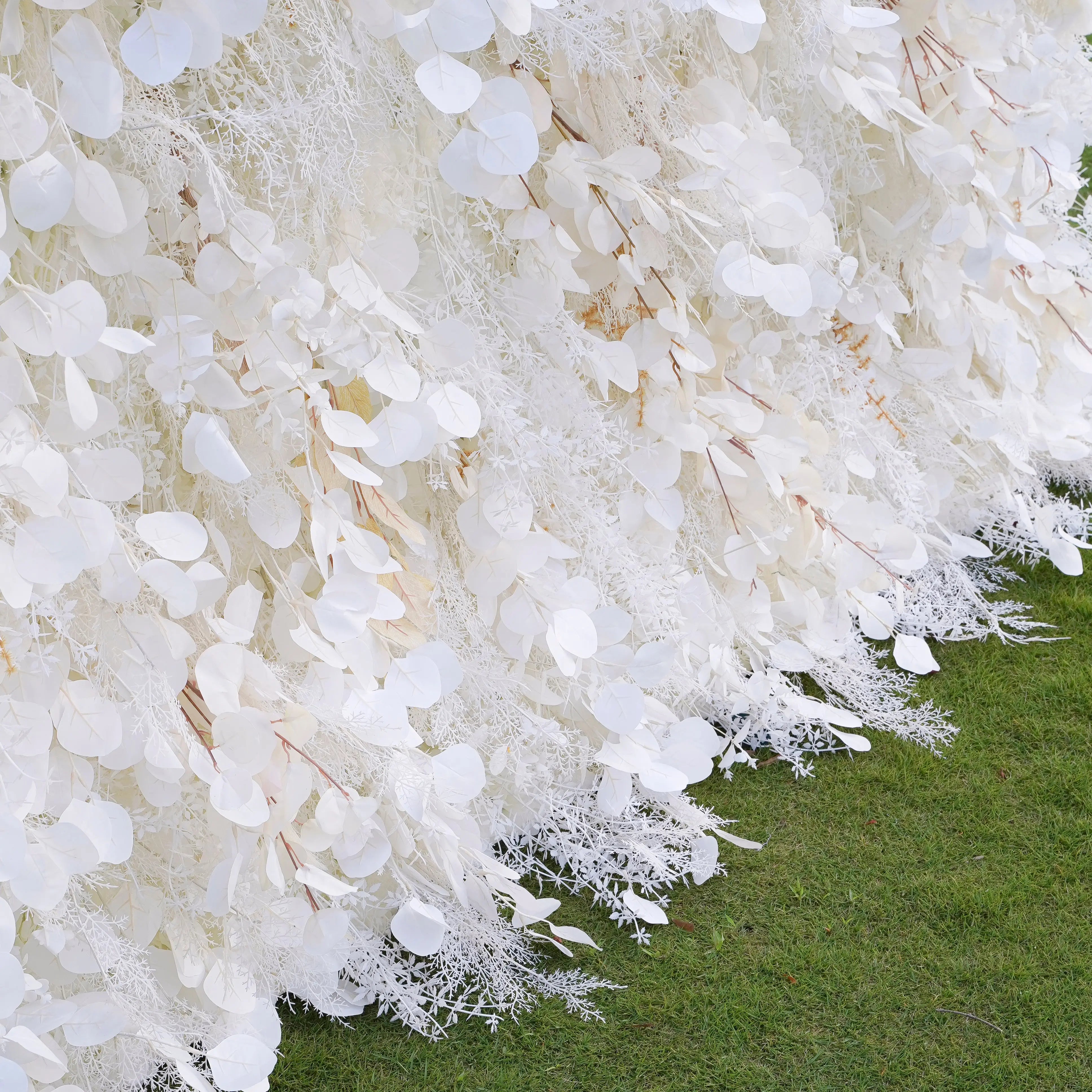 5D Roll-Up Artificial Silk Flower Wall丨A030