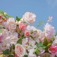 5D Roll-Up Artificial Silk Flower Wall丨A016