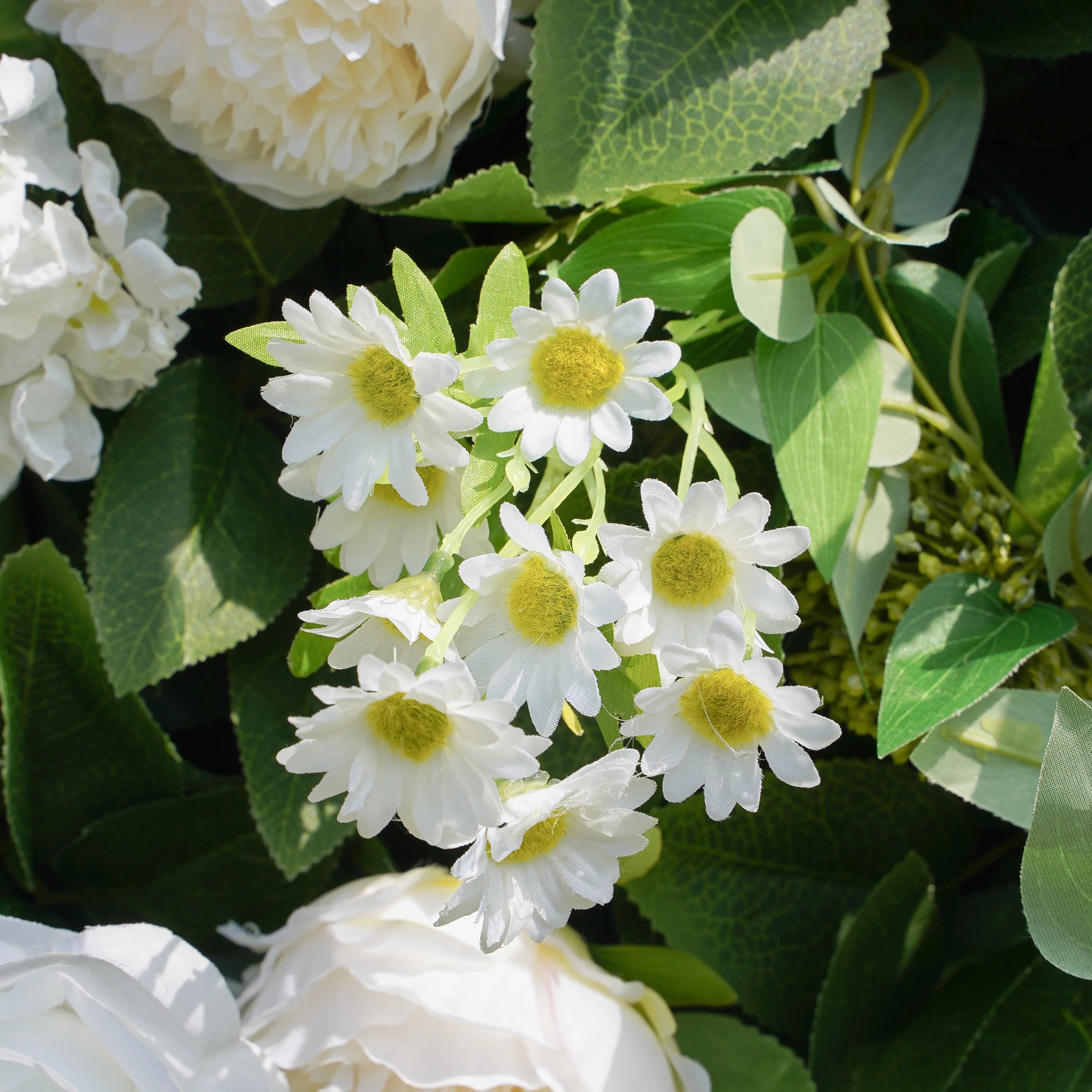 4D Roll-Up Artificial Silk Flower Wall丨A013
