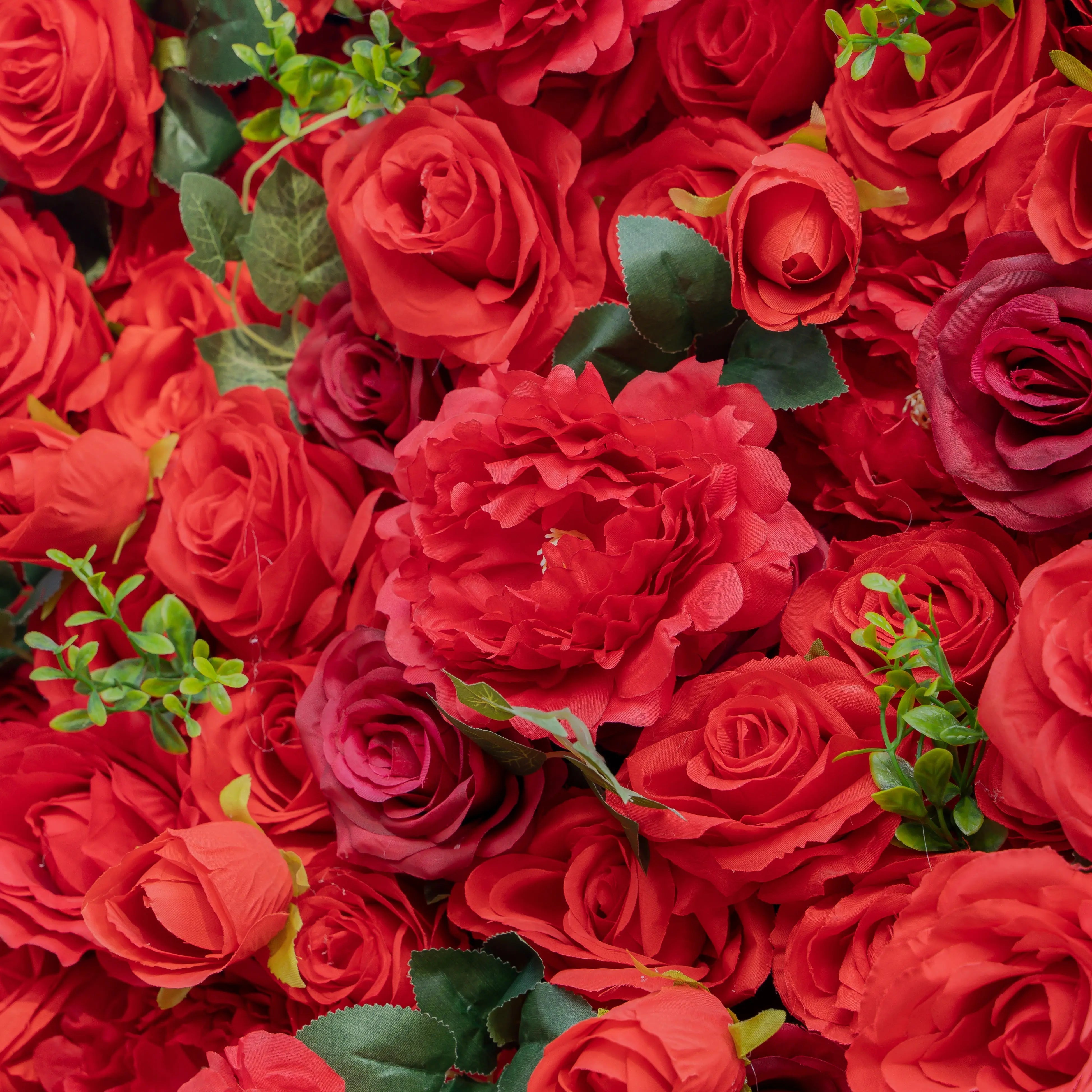 4D Roll-Up Artificial Silk Flower Wall丨A007
