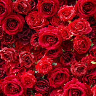 4D Roll-Up Artificial Silk Flower Wall丨A012