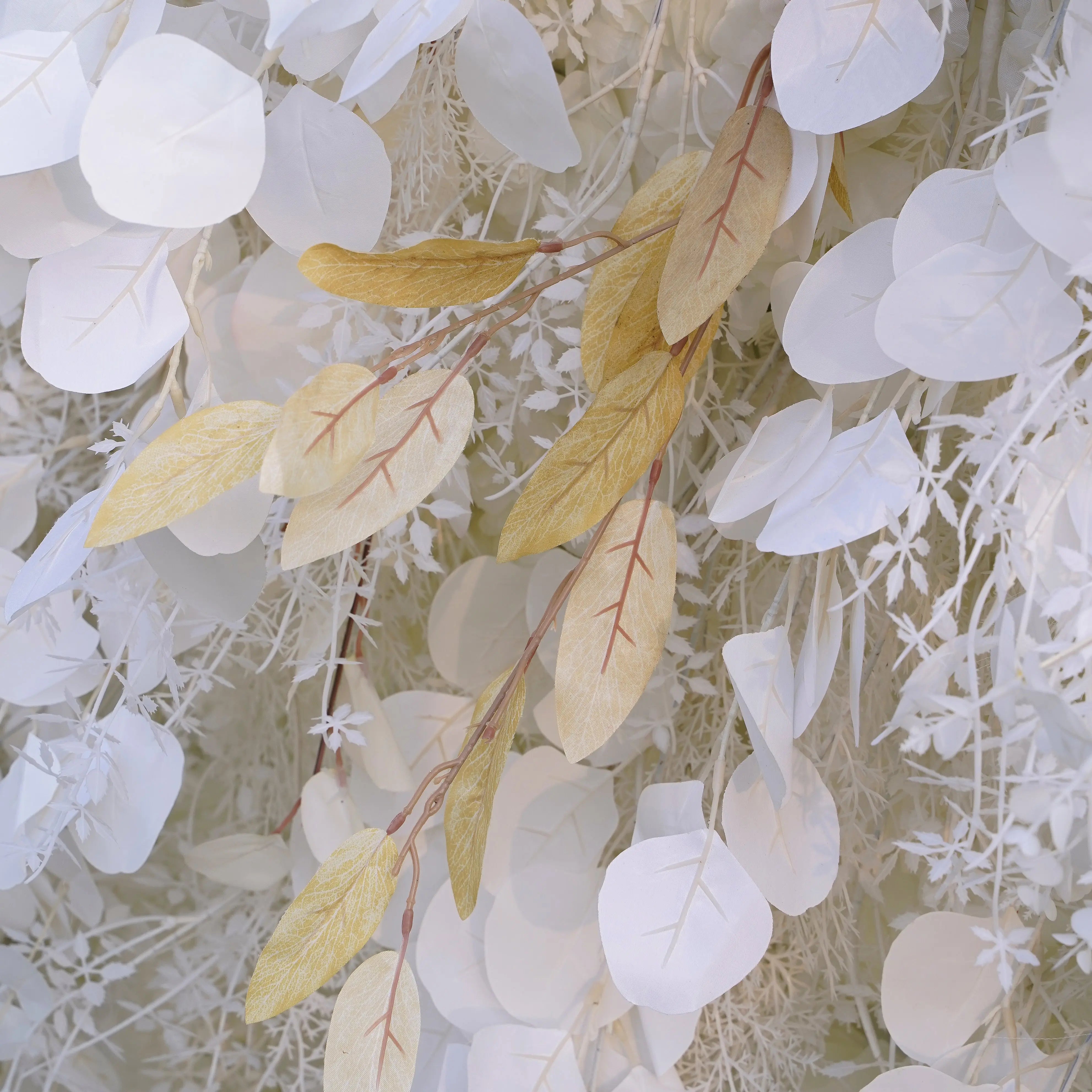 5D Roll-Up Artificial Silk Flower Wall丨A030