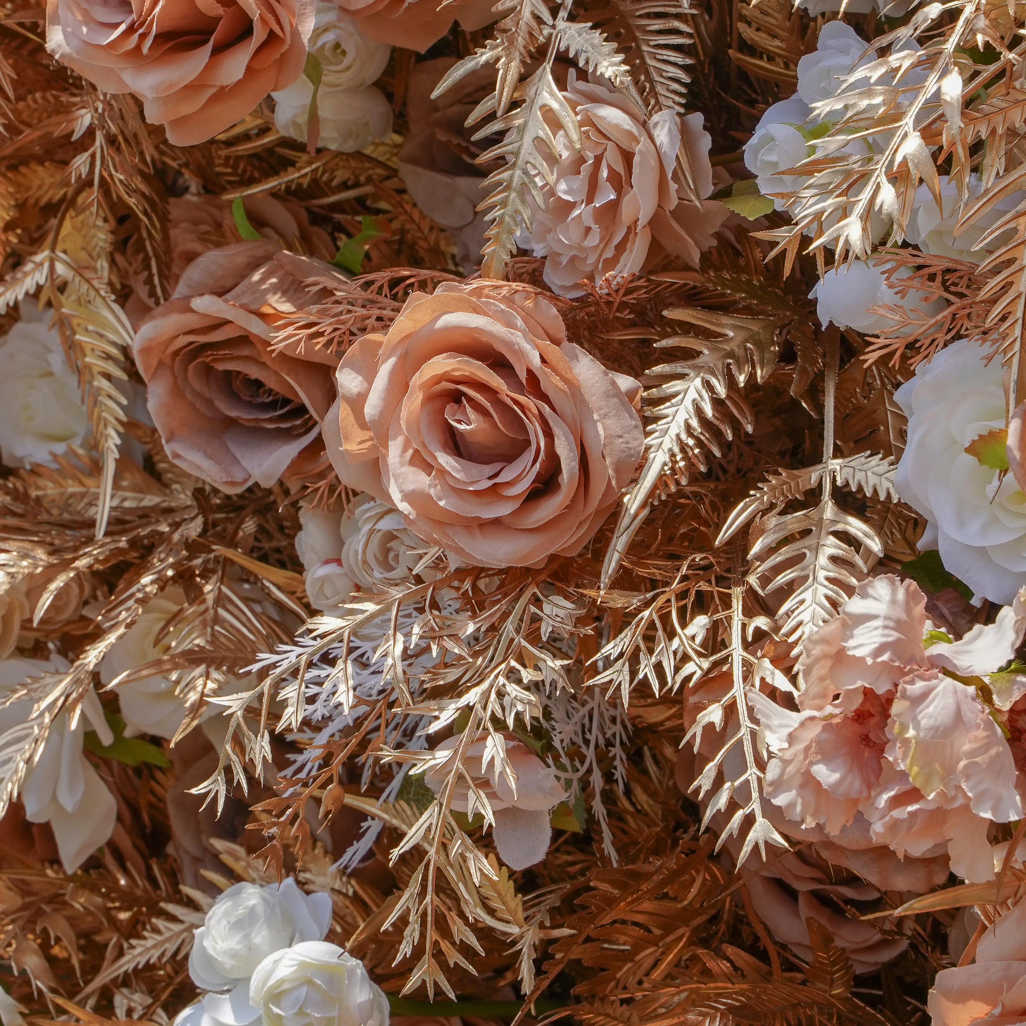 5D Roll-Up Artificial Silk Flower Wall丨A032