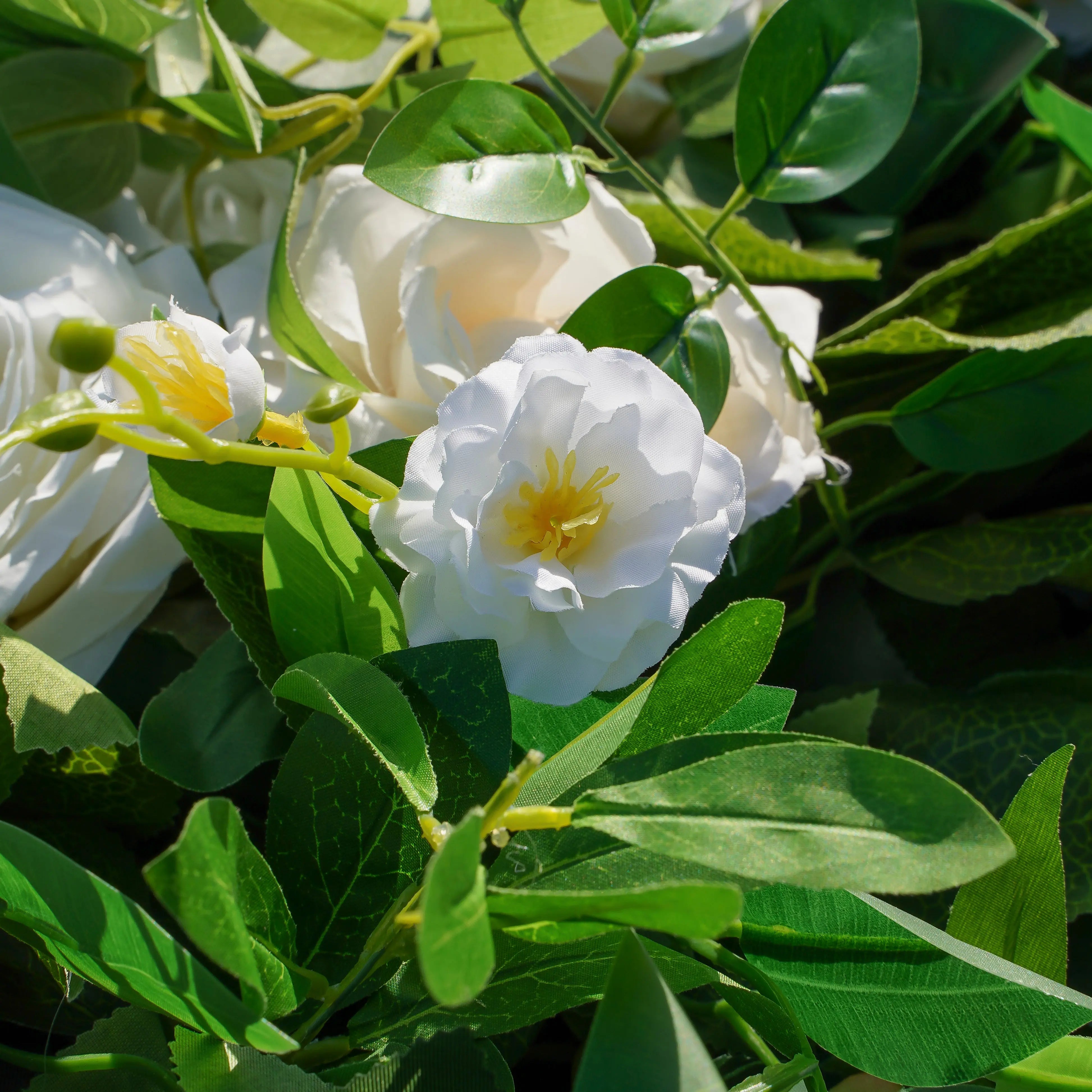 5D Roll-Up Artificial Silk Flower Wall丨A019