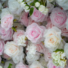 5D Roll-Up Artificial Silk Flower Wall丨A029
