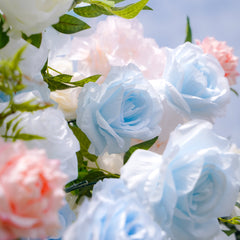 5D Roll-Up Artificial Silk Flower Wall丨A023