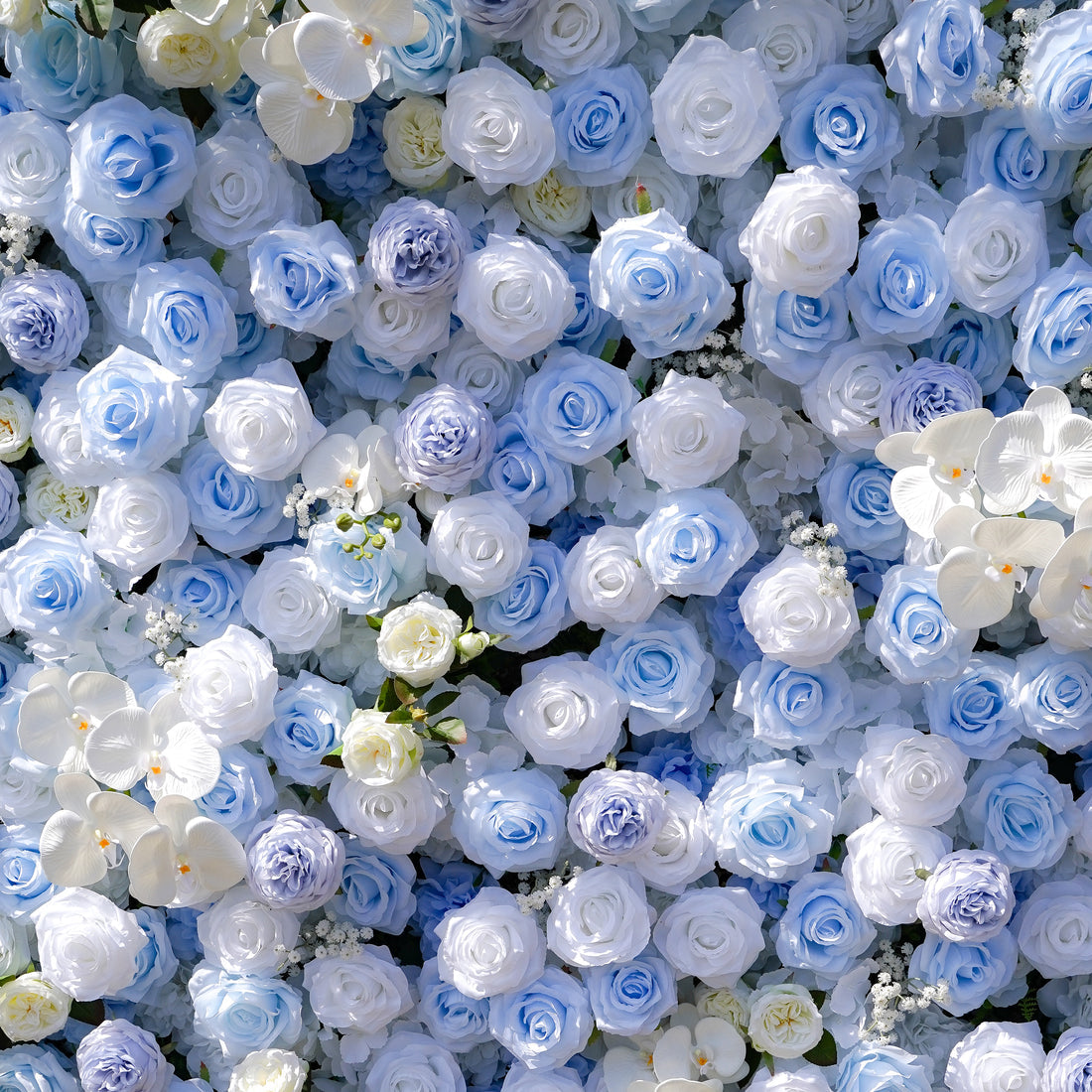 5D Roll-Up Artificial Silk Flower Wall丨A014