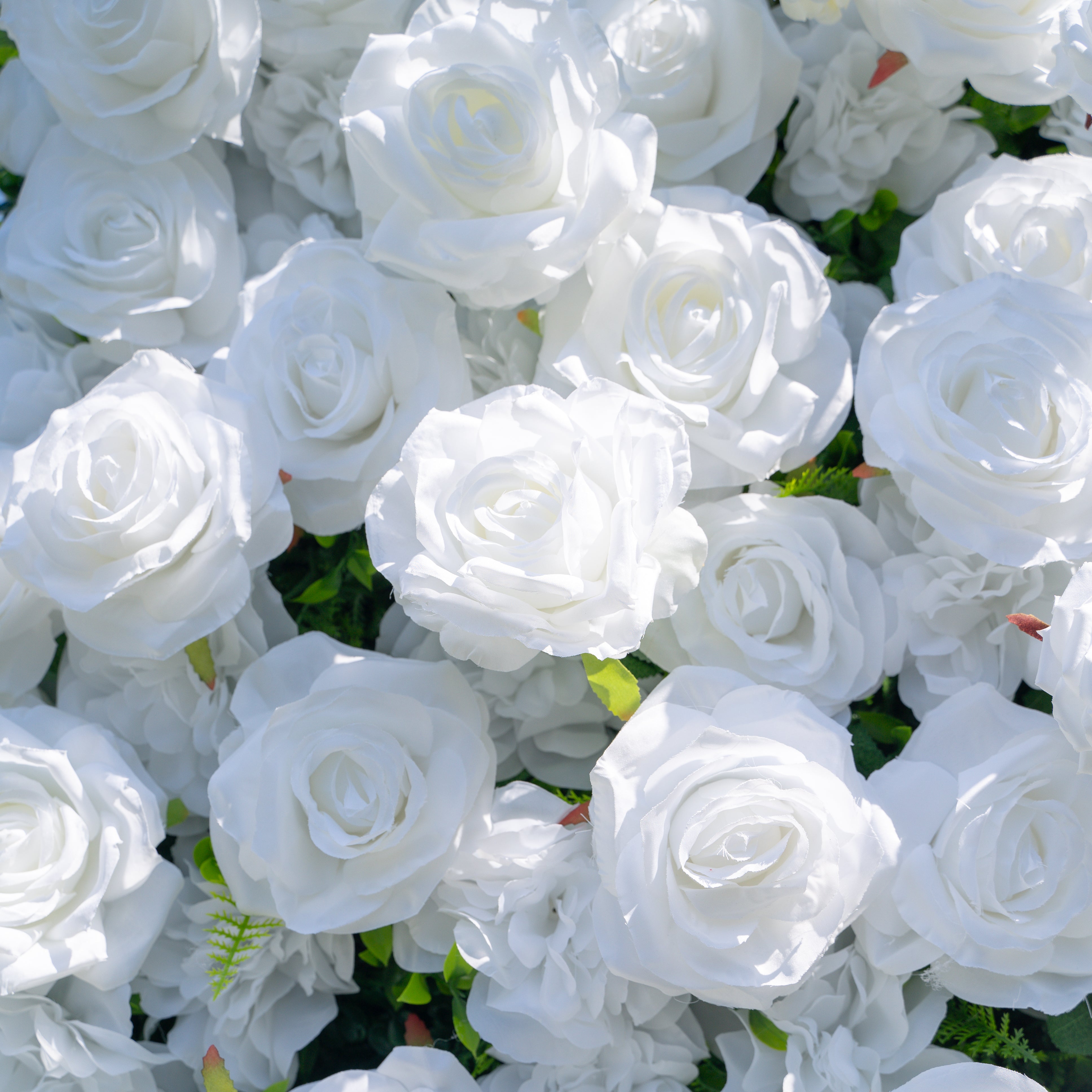 3D Roll-Up Artificial Silk Flower Wall丨A004