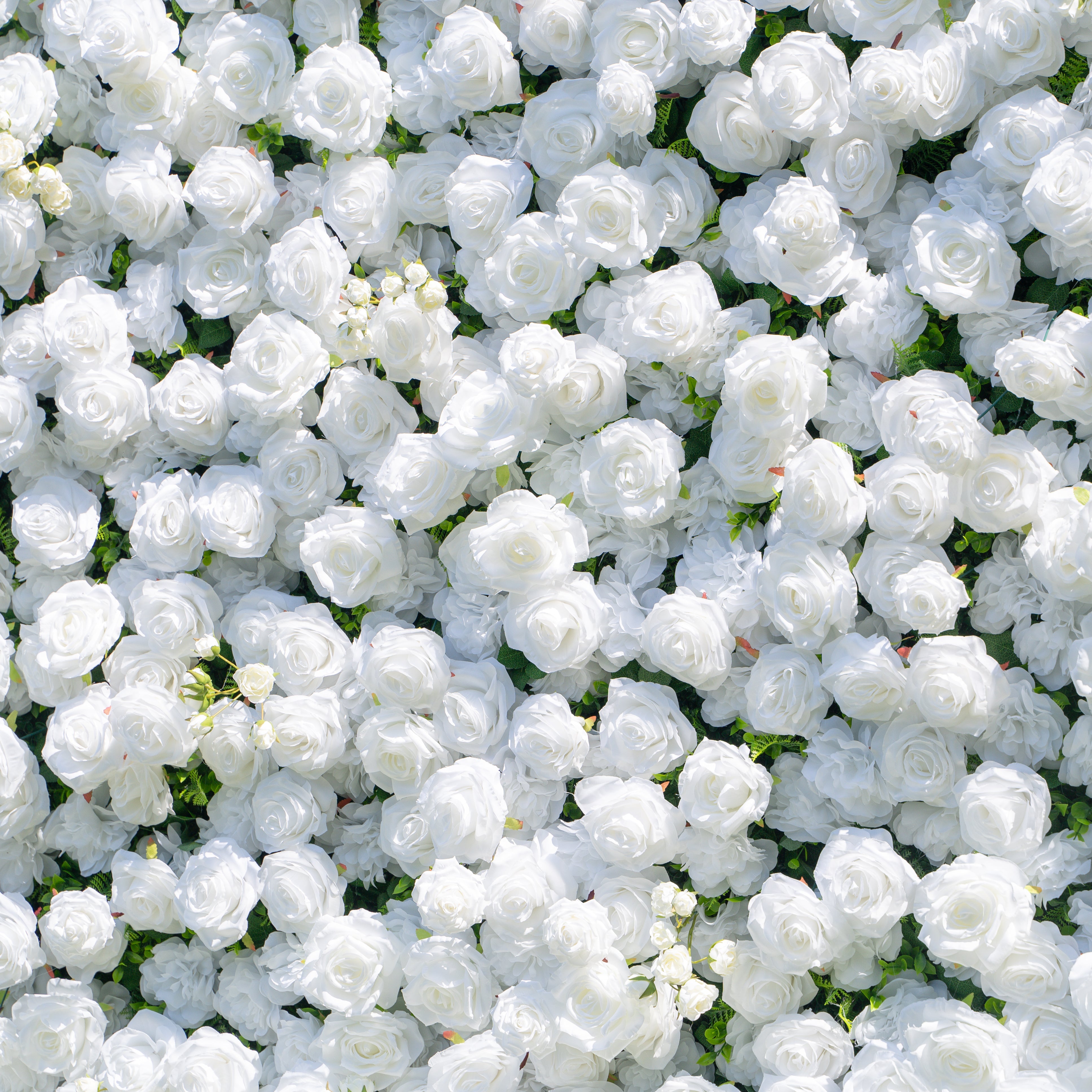 3D Roll-Up Artificial Silk Flower Wall丨A004