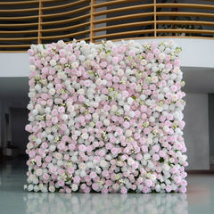 5D Roll-Up Artificial Silk Flower Wall丨A029