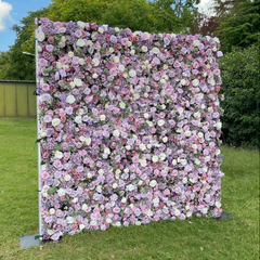 5D Roll-Up Artificial Silk Flower Wall丨A021
