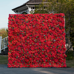 4D Roll-Up Artificial Silk Flower Wall丨A007