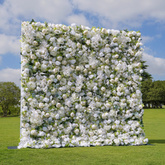5D Roll-Up Artificial Silk Flower Wall丨A017