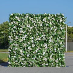 5D Roll-Up Artificial Silk Flower Wall丨A019