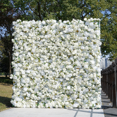 5D Roll-Up Artificial Silk Flower Wall丨A015