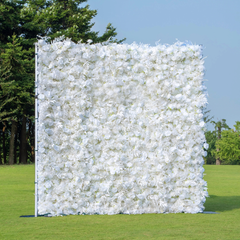 5D Roll-Up Artificial Silk Flower Wall丨A018
