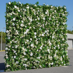 5D Roll-Up Artificial Silk Flower Wall丨A019
