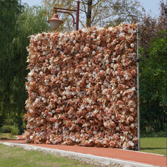 5D Roll-Up Artificial Silk Flower Wall丨A032