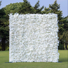 5D Roll-Up Artificial Silk Flower Wall丨A018